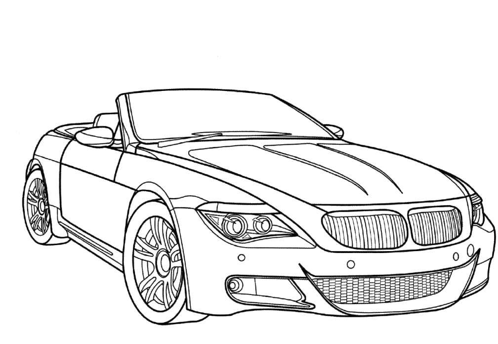 Printable Colouring Pages Of Cars