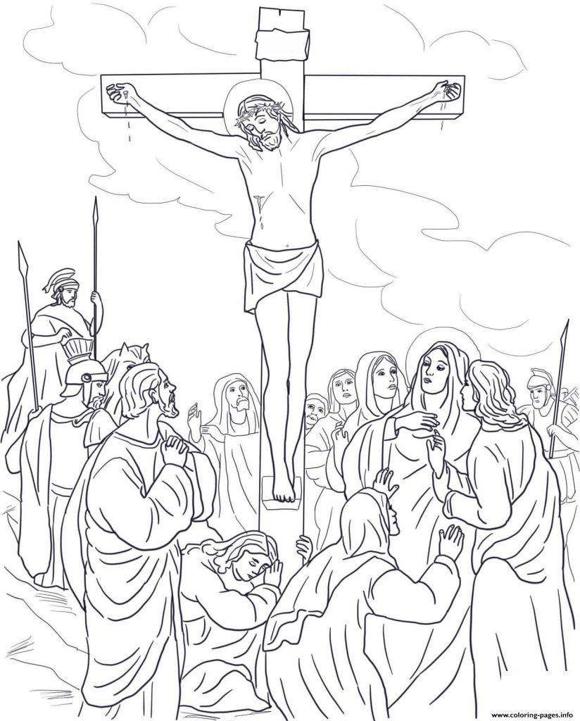 Good Friday Coloring Pages Free