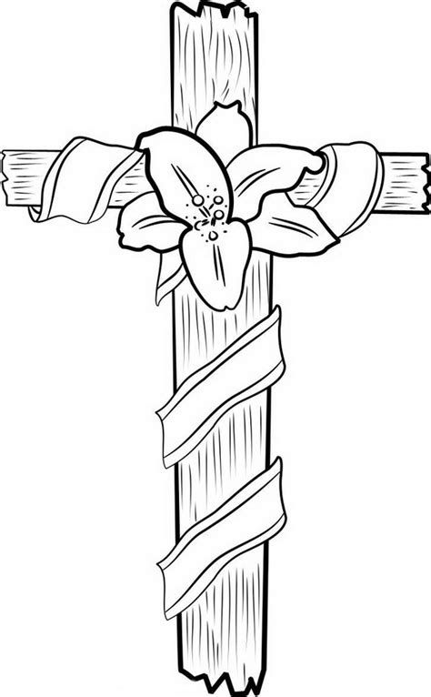 Good Friday Cross Coloring Pages