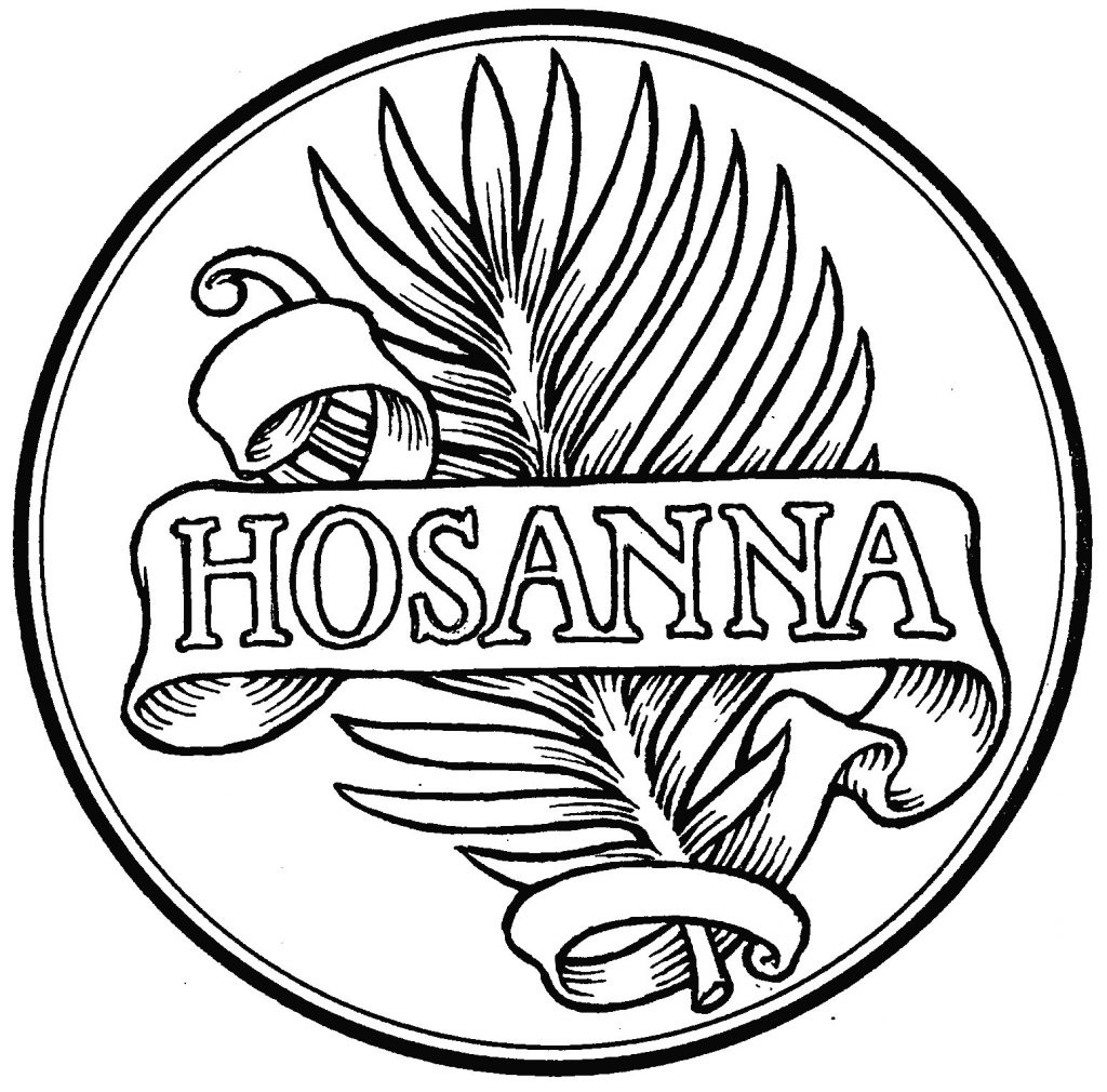 Hosanna - Palm Sunday Coloring Pages