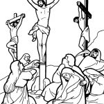 Jesus on Cross Good Friday Coloring Pages