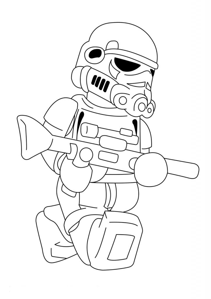 Lego Star Wars Coloring Page