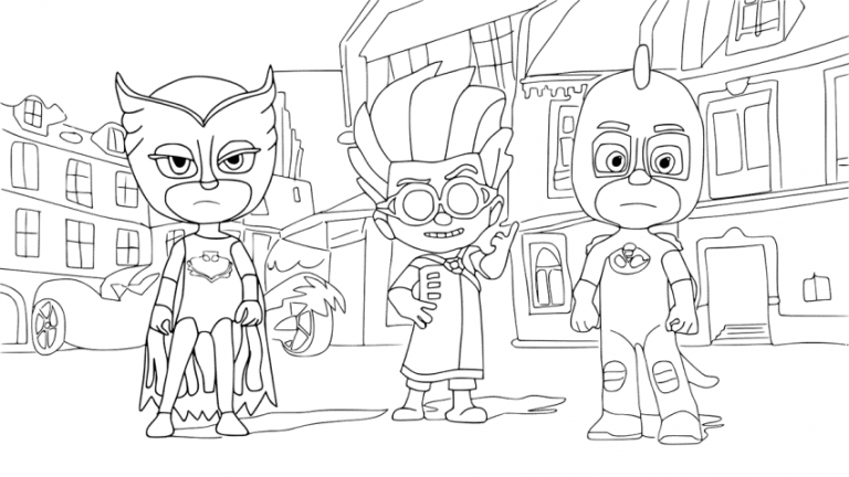 PJ Masks Coloring Pages - Best Coloring Pages For Kids