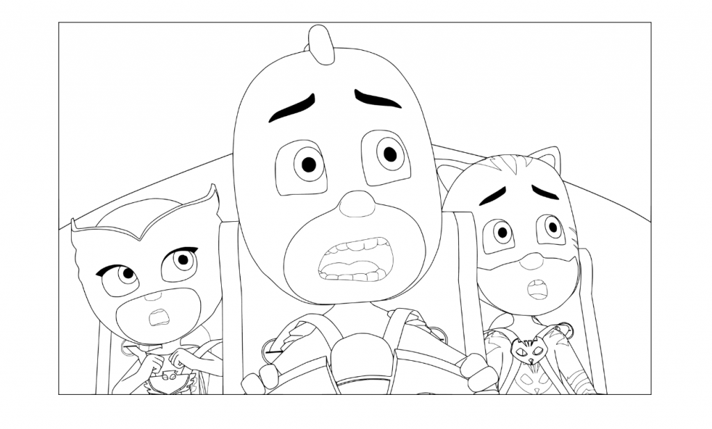  PJ  Masks  Coloring  Pages  Best Coloring  Pages  For Kids