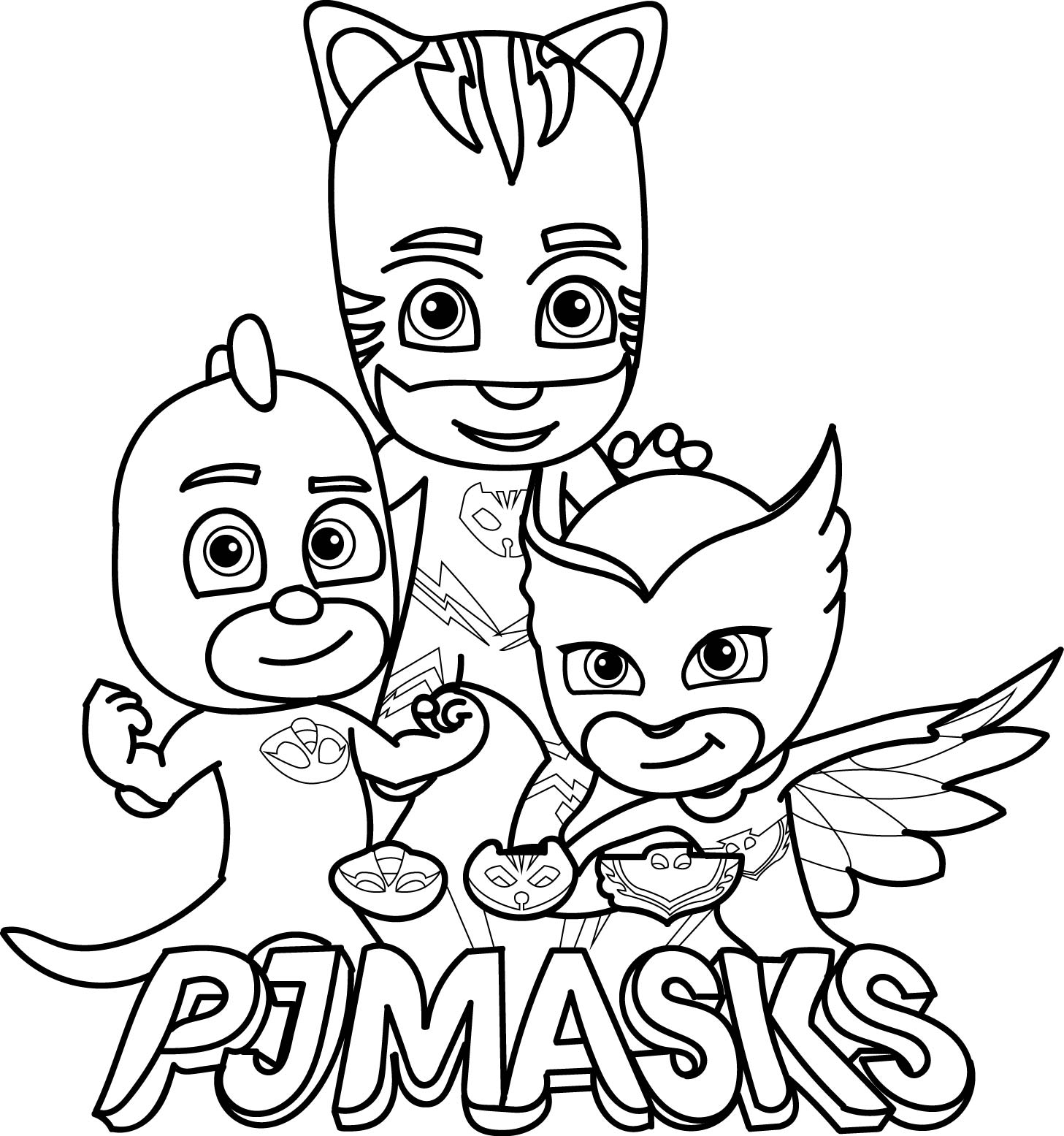 pj masks coloring pages - best coloring pages for kids