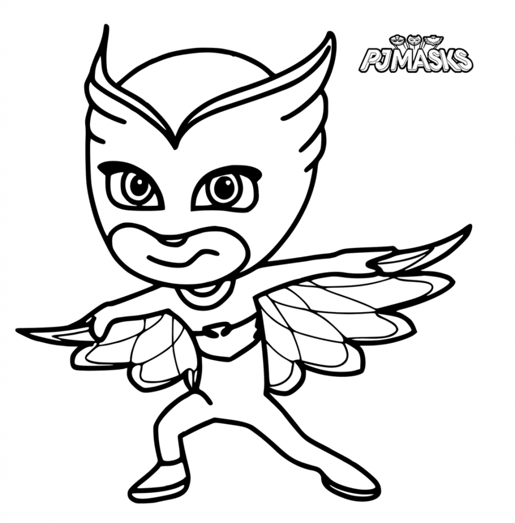 PJ Masks Owlette Coloring Pages