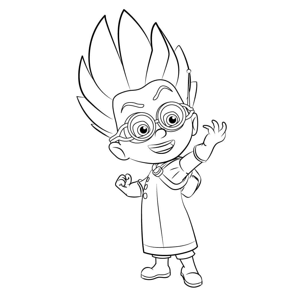 pj masks coloring pages