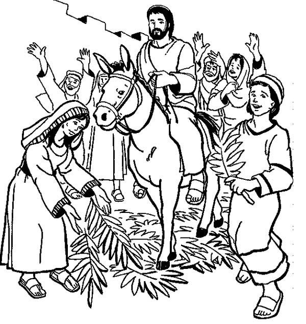 Palm Sunday Coloring Pages Best Coloring Pages For Kids