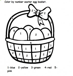 Easter Color by Numbers - Best Coloring Pages For Kids