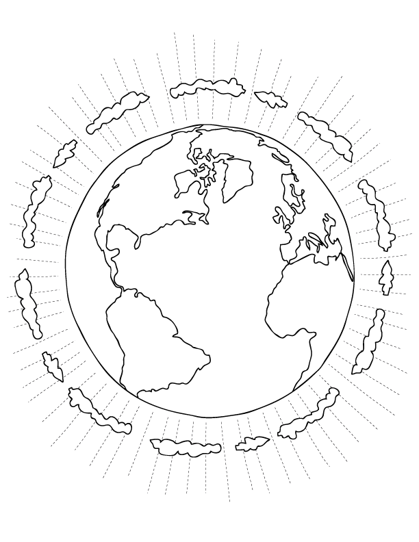 Coloring Picture Of A Globe 9