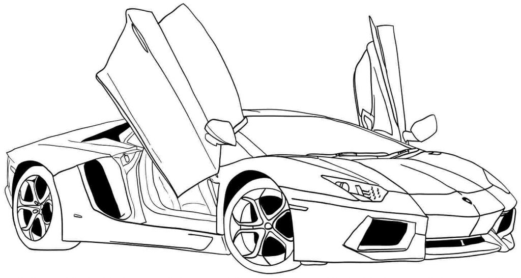 Sports Car Coloring Pages