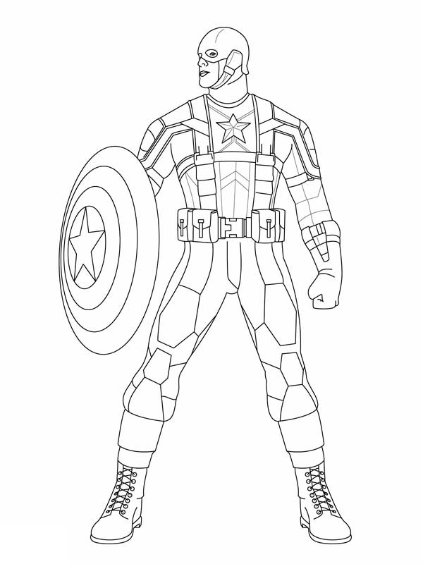 Marvel Heroes Coloring Pages 8