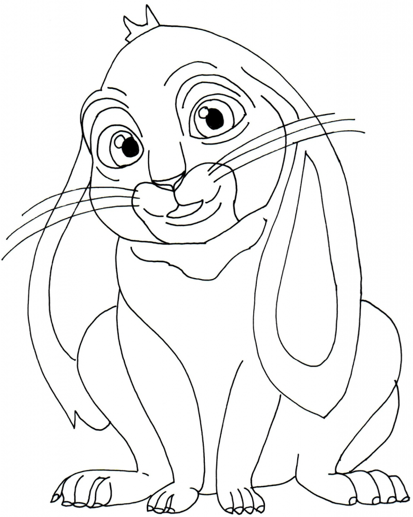 Clover Sofia the First Coloring Pages