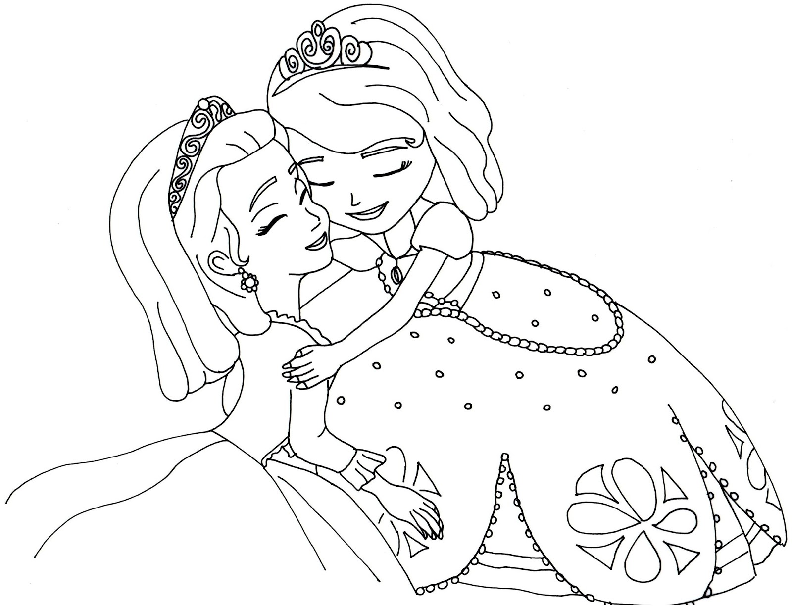 Disney Princess Sofia The First Coloring Pages