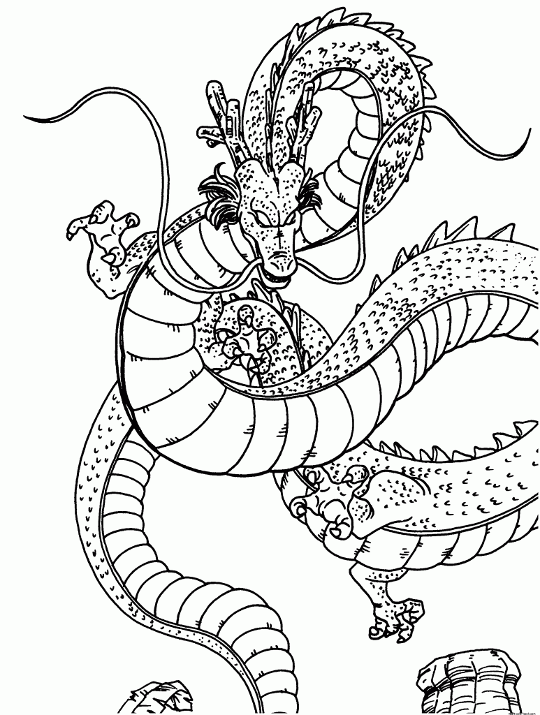 Dragon Ball Dragon Coloring Pages