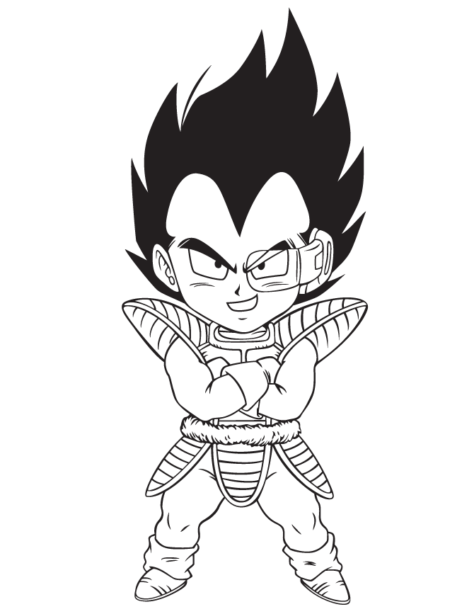 Gotenks, Vegeta, Songoku, Piccolo and Songohan Coloring Pages - Free  Printable Coloring Pages