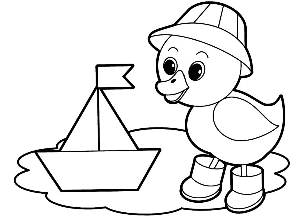 Featured image of post Easy Cute Simple Coloring Pages - Which template for cute preschool coloring pages for fall will you color first?