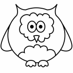 Free Easy Coloring Pages Owl