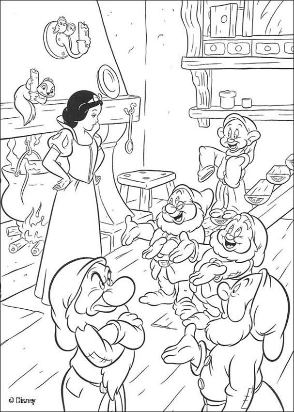Free Printable Snow White Coloring Page