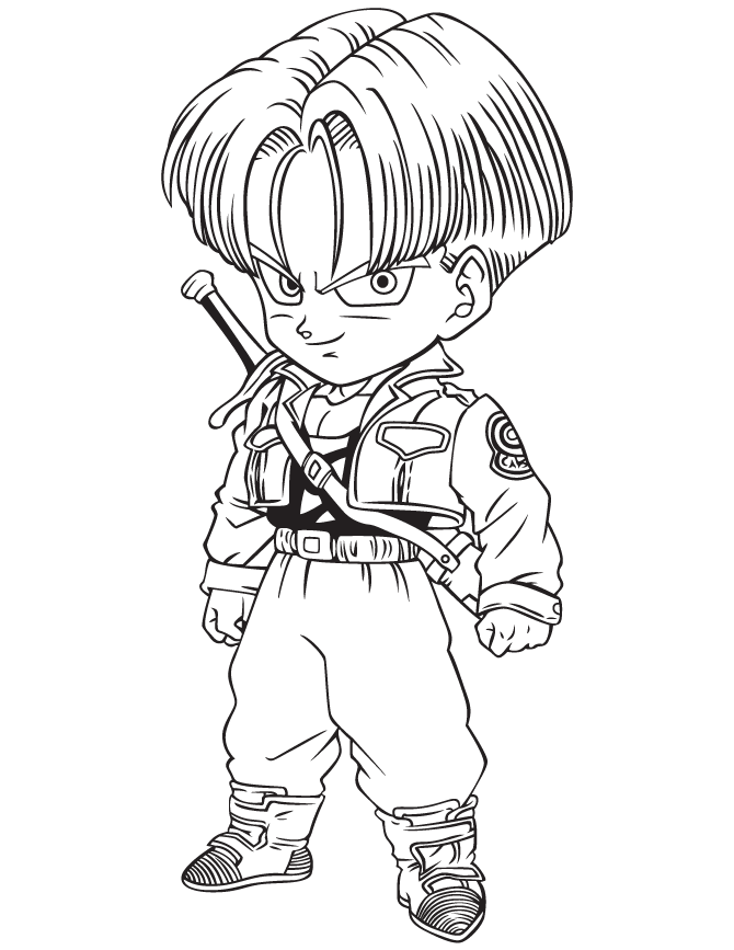 Desenho de Goku e Vegeta para colorir - Tudodesenhos