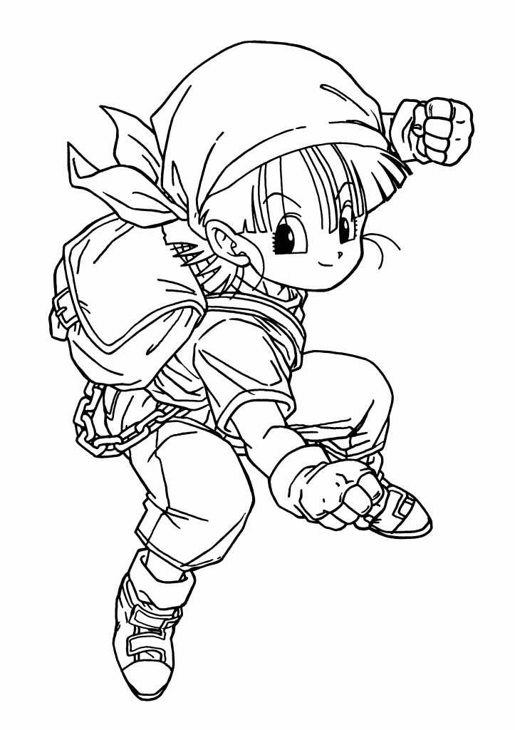Pan -Dragon Ball Z Coloring Pages