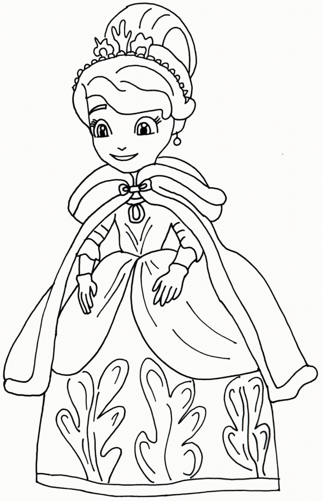 Princess Sofia the First Coloring Pages