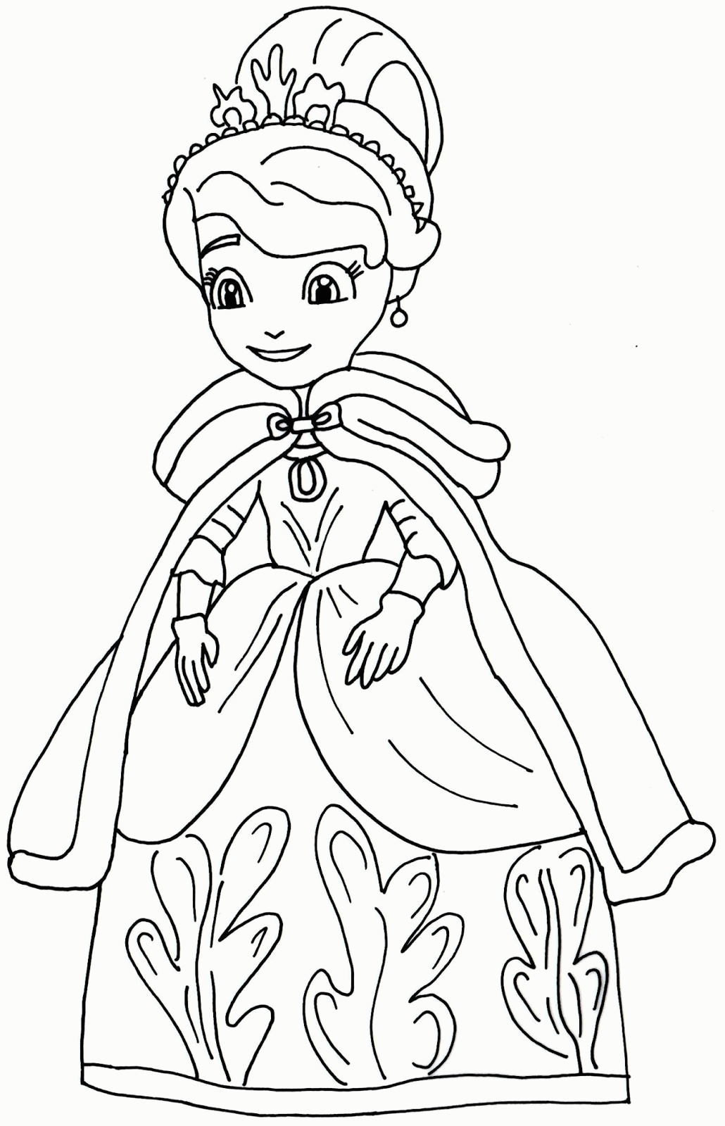 sofia coloring princess