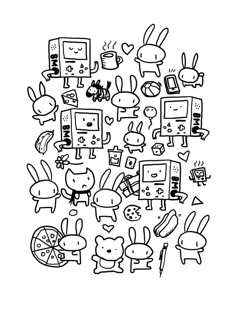 Printable Kawaii Coloring Pages