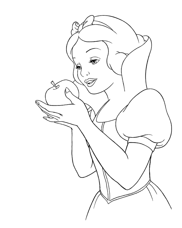 Snow White Coloring Pages Free