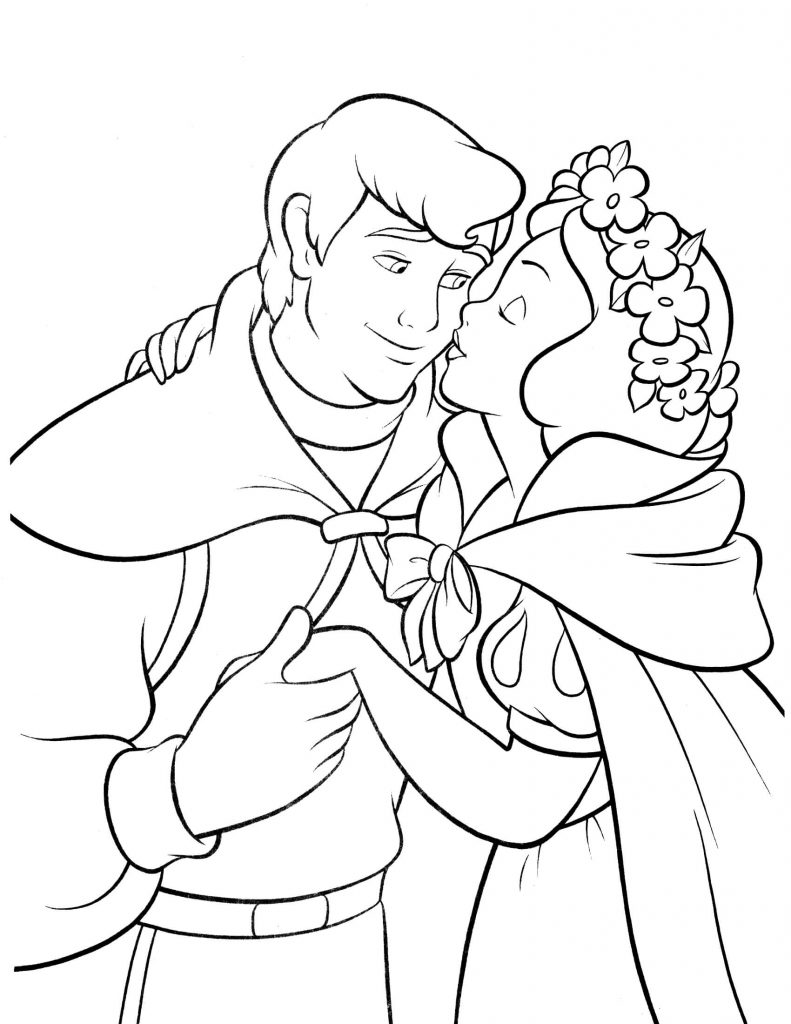 Snow White Someday Coloring Page