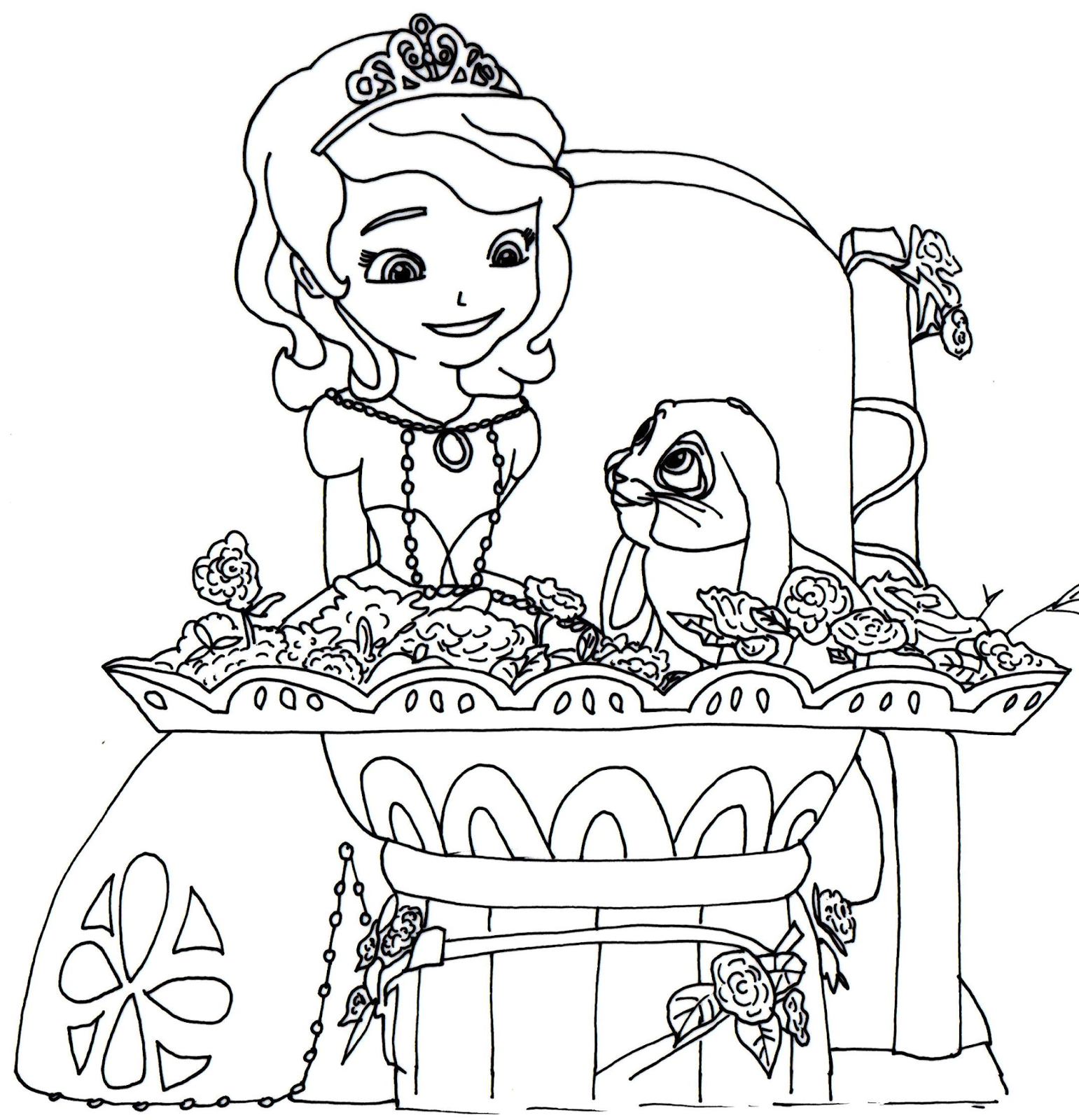 Sofia The First James Coloring Pages