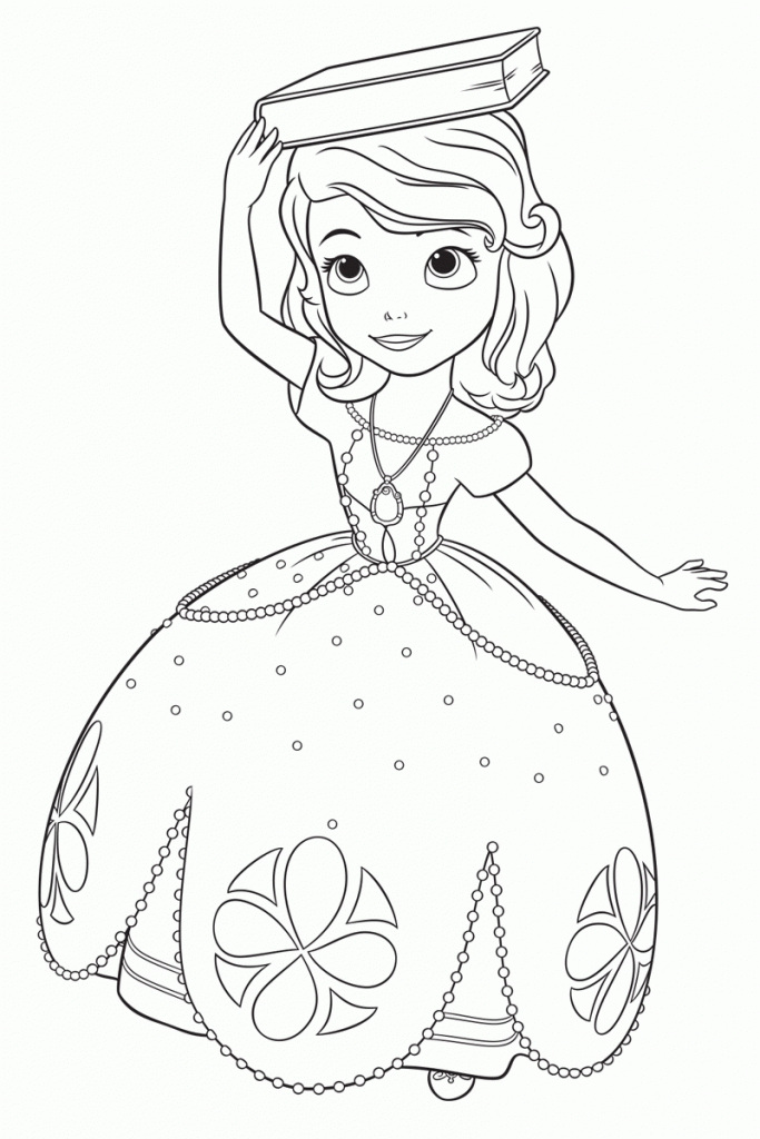 Sofia the First Coloring Pictures