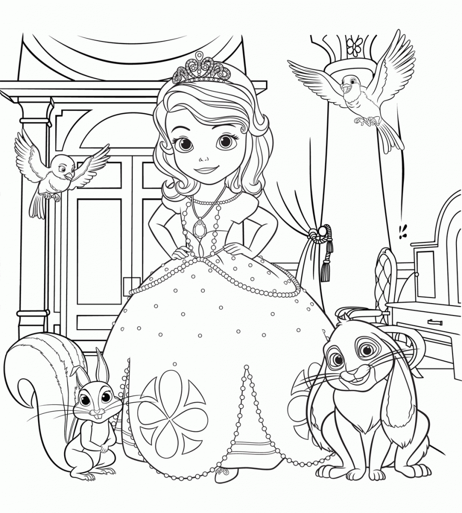 Sofia the First Coloring Printables