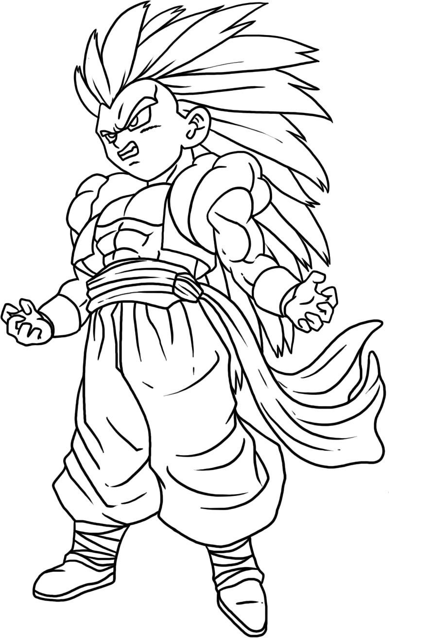 Desenhos para colorir de Dragon Ball Z Piccolo - Imprimível grátis