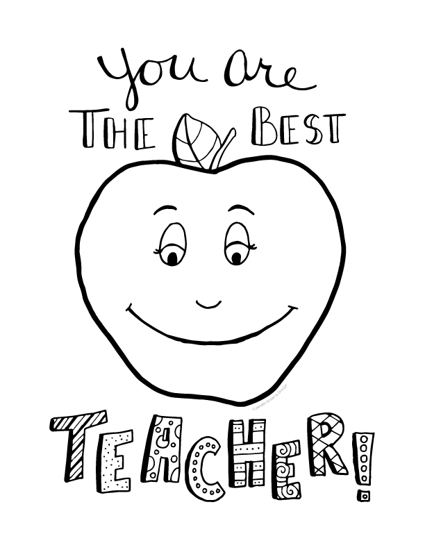 Teacher Coloring Pages - Best Coloring Pages For Kids