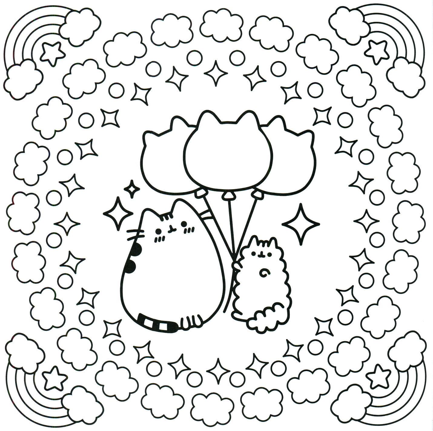 Pusheen Coloring Pages - Best Coloring Pages For Kids