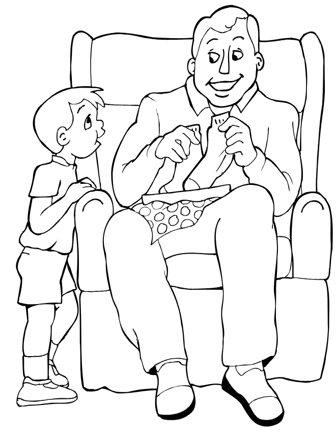 Fathers Day Coloring Pages - Best Coloring Pages For Kids