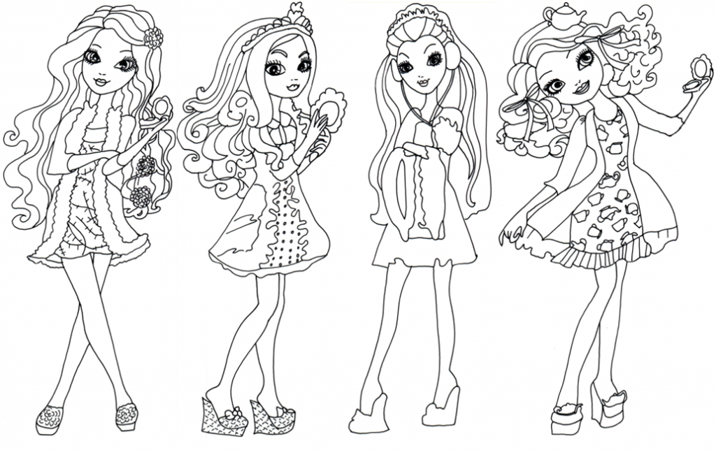 Ever After High Coloring