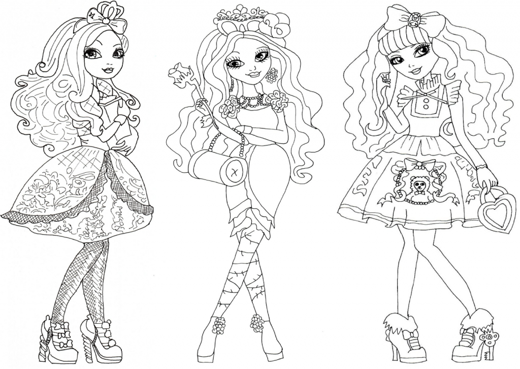 Ever After High Coloring Page