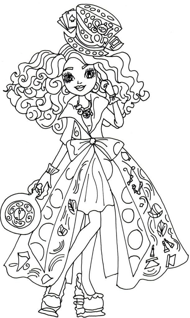 Ever After High Coloring Page Printable
