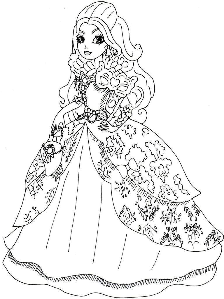 Ever After High Coloring Pages Printable