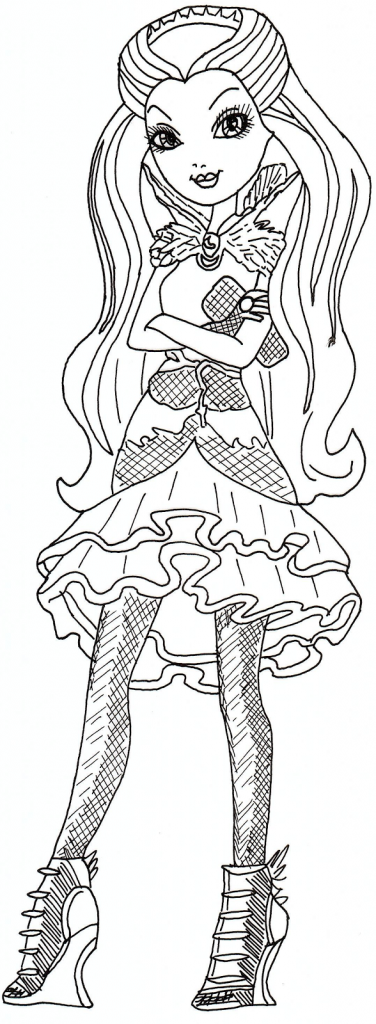 Ever After High Free Coloring Pages