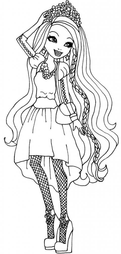 Ever After High Print Free Coloring Pages