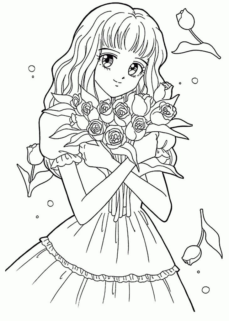 Anime Coloring Pages  Coloring Pages For Kids And Adults