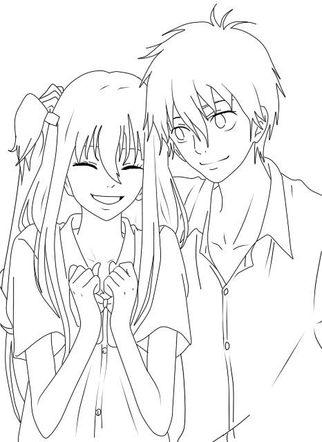 Cuteanimecoupledrawingontumblr by Xenon978 on DeviantArt