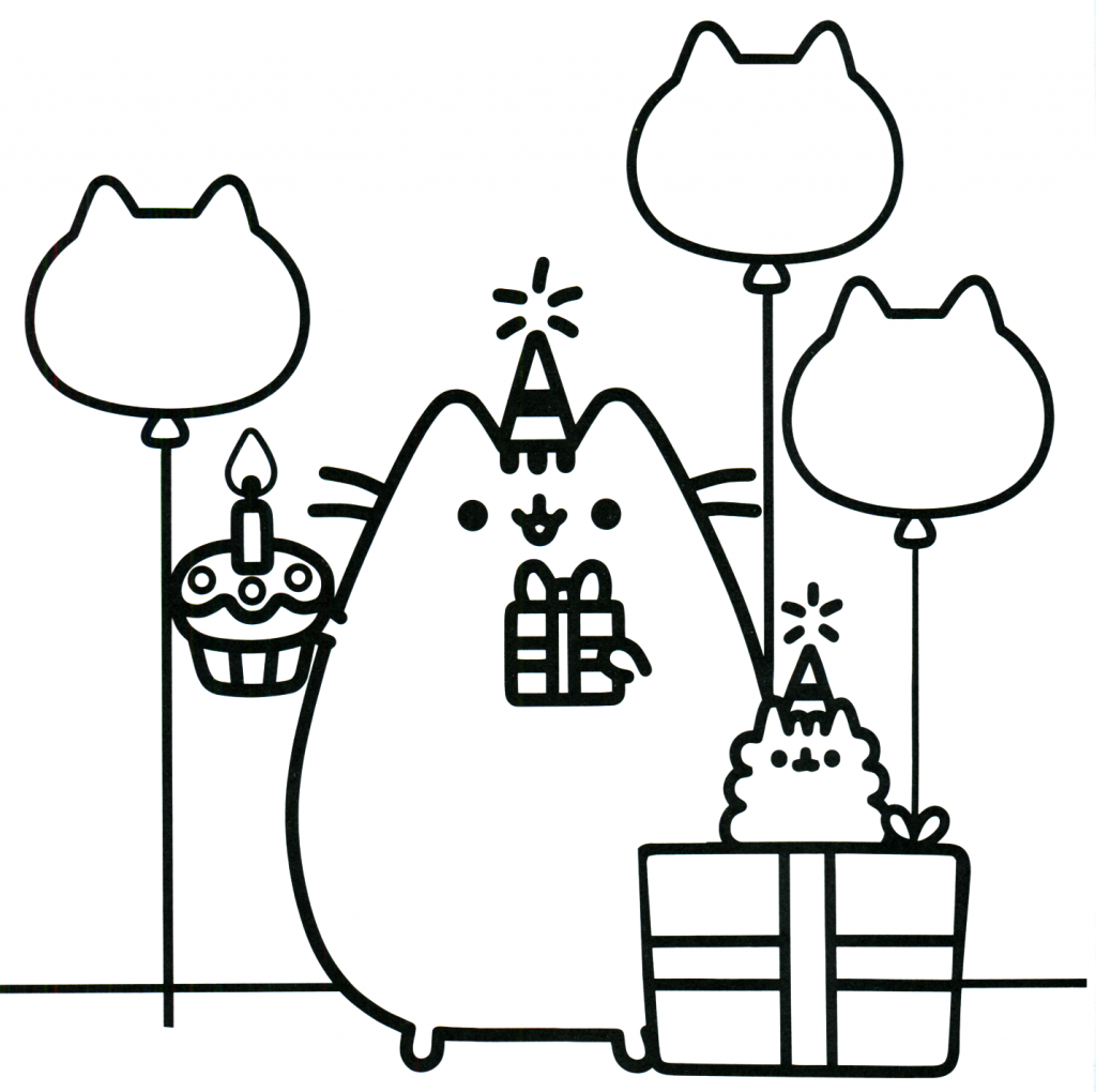 Pusheen Coloring Pages - Best Coloring Pages For Kids