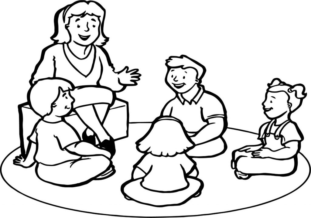 School Teacher Coloring Pages 9