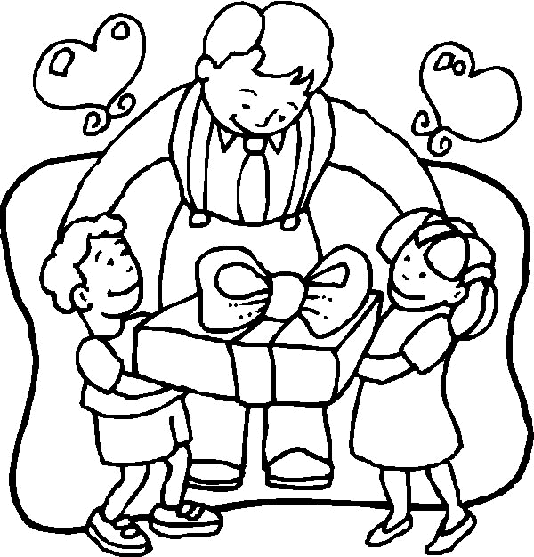 107 Coloring Pages Of Dad And Daughter  Best HD