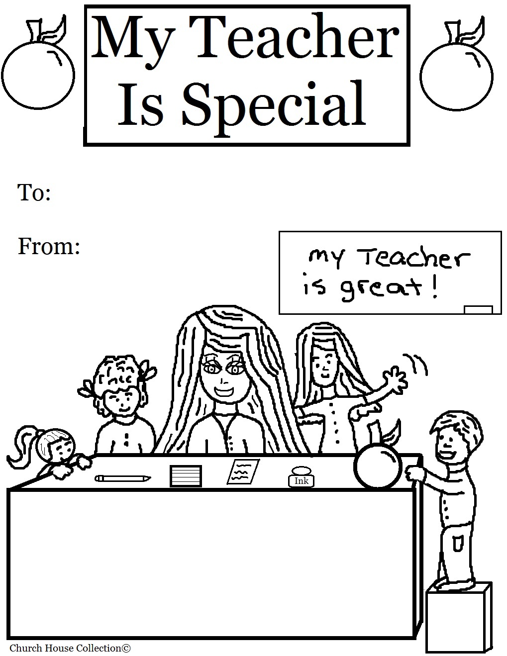 your the best teacher ever coloring pages