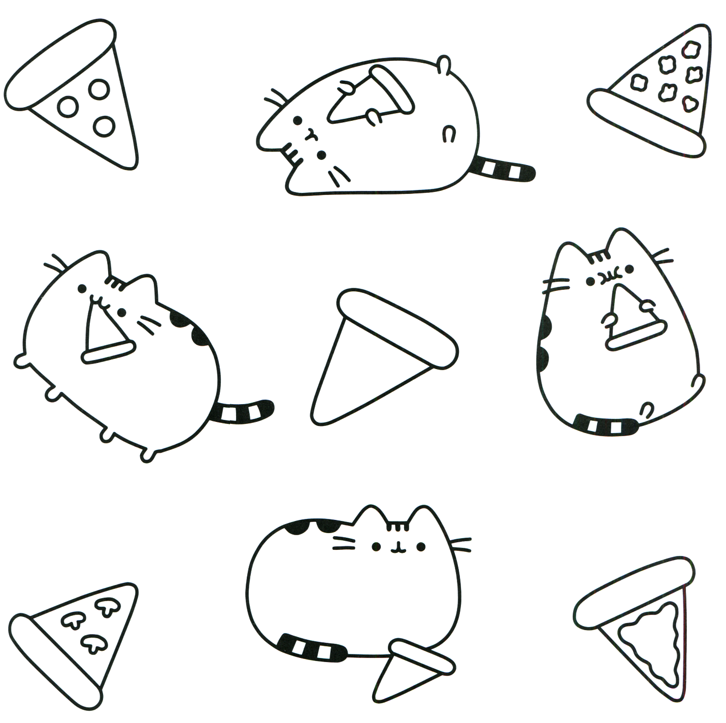 Pusheen Coloring Pages - Best Coloring Pages For Kids